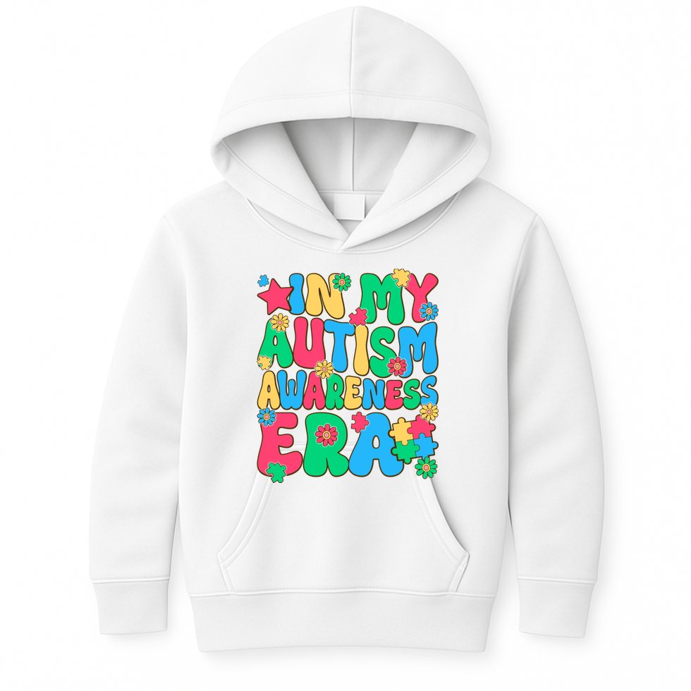 In My Autism Awareness Era Kids Hoodie