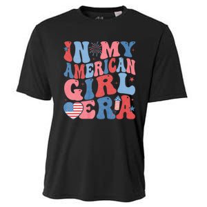 In My American Girl Era Retro 4th Of July Fourth Groovy Cooling Performance Crew T-Shirt