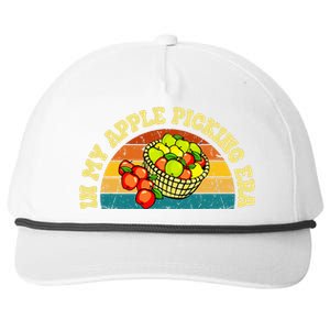 In My Apple Picking Era Apples Harvest Orchard Family Trip Snapback Five-Panel Rope Hat