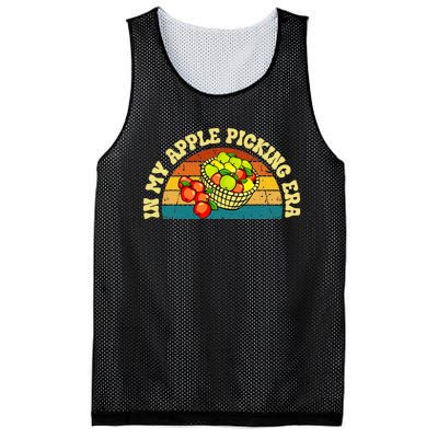 In My Apple Picking Era Apples Harvest Orchard Family Trip Mesh Reversible Basketball Jersey Tank