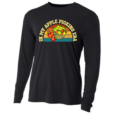 In My Apple Picking Era Apples Harvest Orchard Family Trip Cooling Performance Long Sleeve Crew