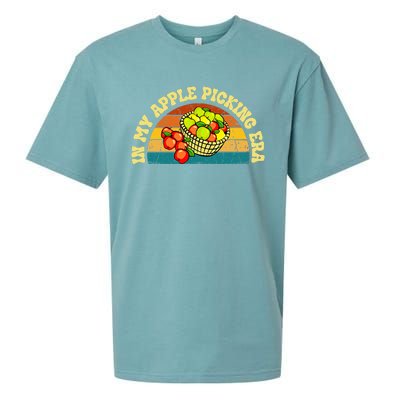 In My Apple Picking Era Apples Harvest Orchard Family Trip Sueded Cloud Jersey T-Shirt