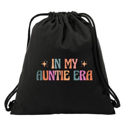 In My Auntie Era Drawstring Bag