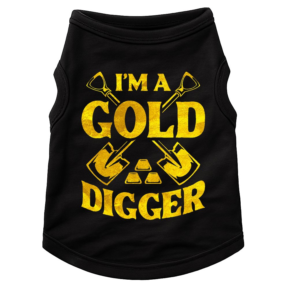 I M A Gold Digger Money Lifestyle Doggie Tank