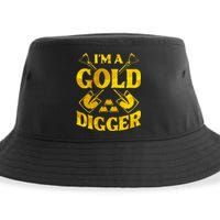 I M A Gold Digger Money Lifestyle Sustainable Bucket Hat