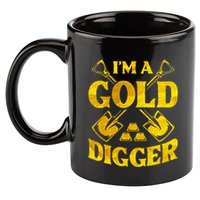 I M A Gold Digger Money Lifestyle 11oz C Handle Ceramic Mug