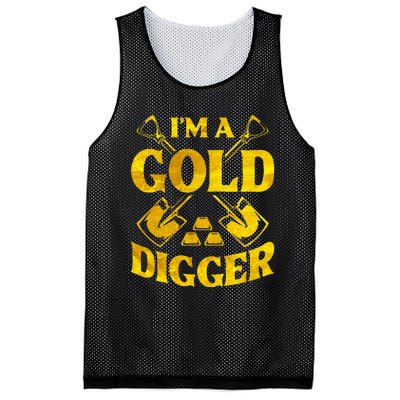 I M A Gold Digger Money Lifestyle Mesh Reversible Basketball Jersey Tank