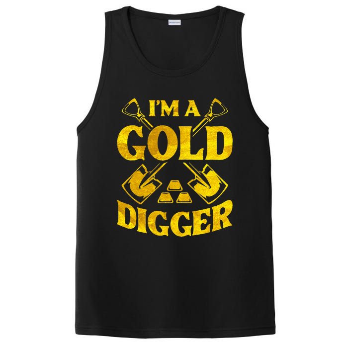 I M A Gold Digger Money Lifestyle PosiCharge Competitor Tank