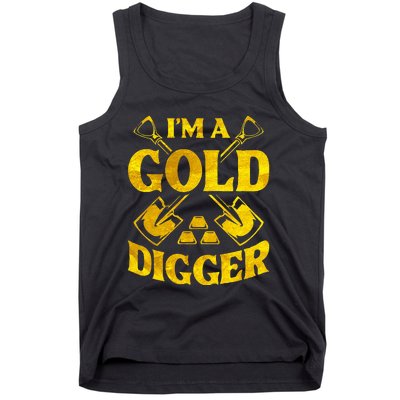 I M A Gold Digger Money Lifestyle Tank Top