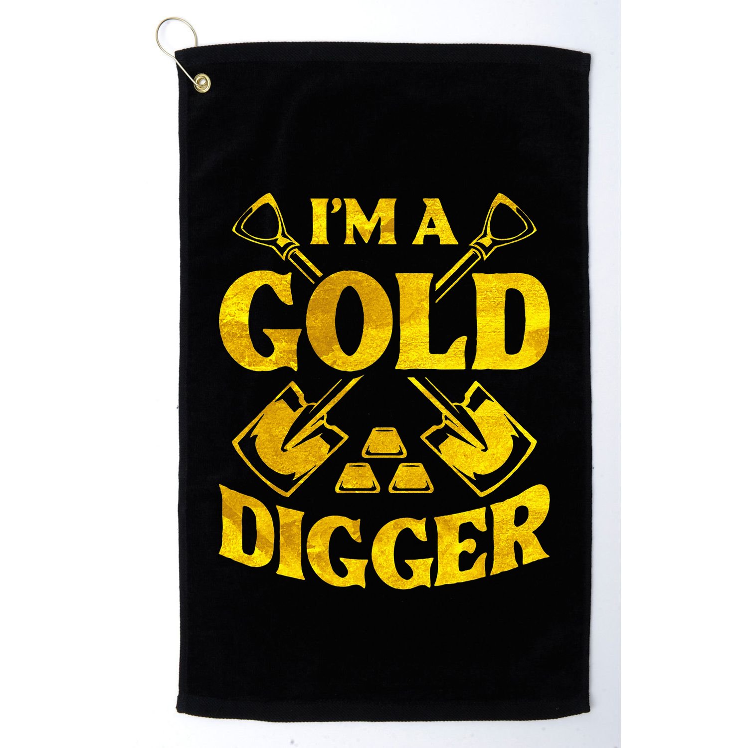 I M A Gold Digger Money Lifestyle Golf Towel