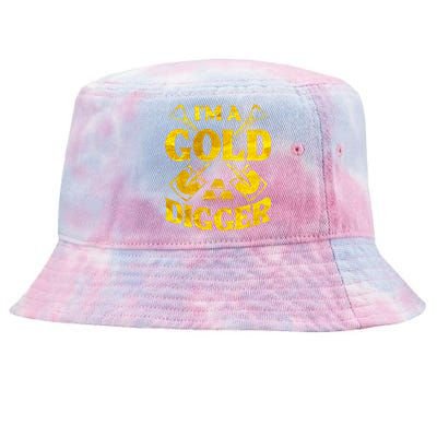 I M A Gold Digger Money Lifestyle Tie-Dyed Bucket Hat