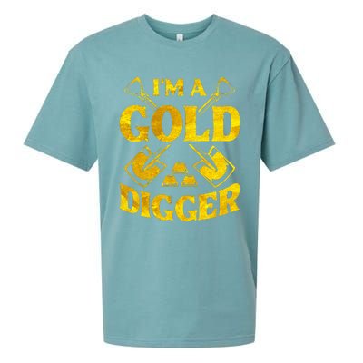 I M A Gold Digger Money Lifestyle Sueded Cloud Jersey T-Shirt