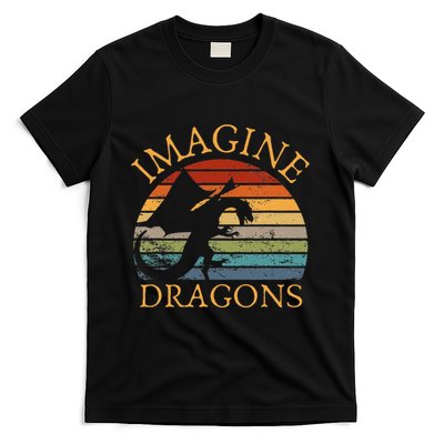Imagine Magical And Mythical Fantasy Dragons T-Shirt