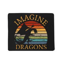 Imagine Magical And Mythical Fantasy Dragons Mousepad