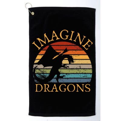 Imagine Magical And Mythical Fantasy Dragons Platinum Collection Golf Towel