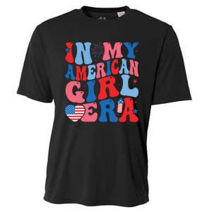 In My American Girl Era Retro 4th Of July Fourth Groovy Cooling Performance Crew T-Shirt