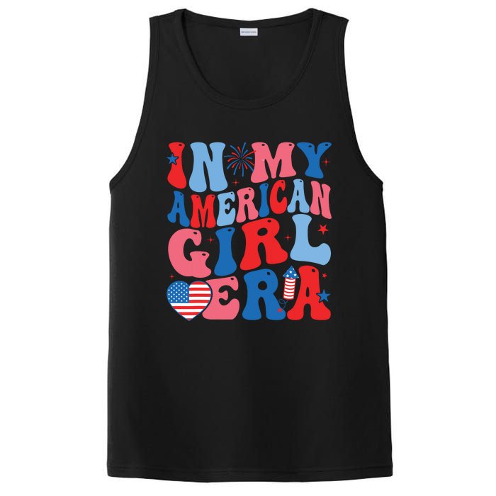 In My American Girl Era Retro 4th Of July Fourth Groovy PosiCharge Competitor Tank