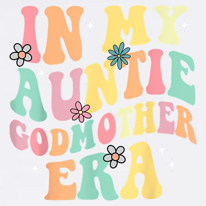 In My Auntie Godmother Era Aunt God Mother Bestie Smile Face Cooling Performance Crew T-Shirt