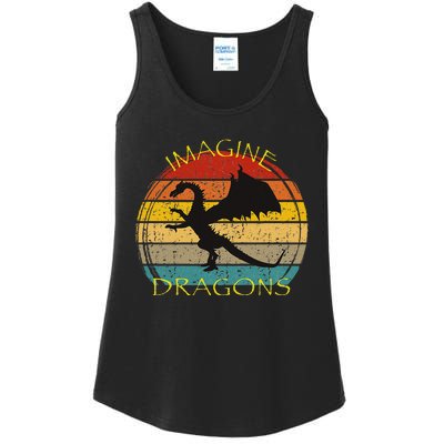 Imagine Magical And Mythical Fantasy Dragons Ii Ladies Essential Tank