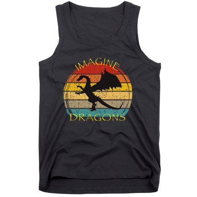 Imagine Magical And Mythical Fantasy Dragons Ii Tank Top