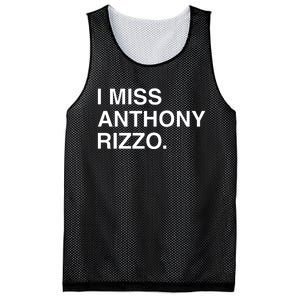 I Miss Anthony Rizzo Mesh Reversible Basketball Jersey Tank