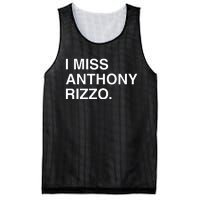 I Miss Anthony Rizzo Mesh Reversible Basketball Jersey Tank