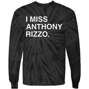 I Miss Anthony Rizzo Tie-Dye Long Sleeve Shirt