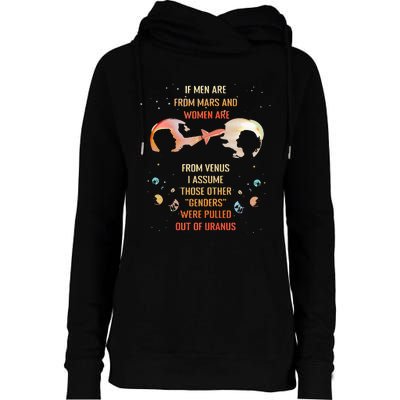 If Men Are From Mars And Women Are From Venus I Assume Those Womens Funnel Neck Pullover Hood