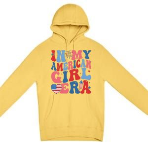 In My Americanera Retro 4th Of July Fourth Groovy Premium Pullover Hoodie