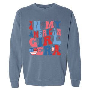 In My Americanera Retro 4th Of July Fourth Groovy Garment-Dyed Sweatshirt