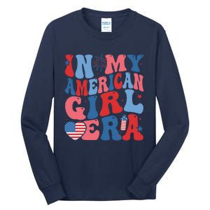 In My Americanera Retro 4th Of July Fourth Groovy Tall Long Sleeve T-Shirt