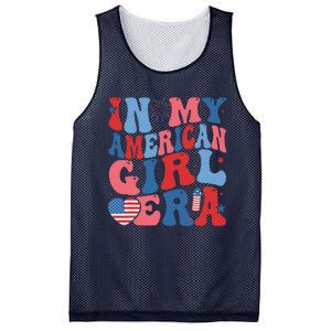 In My Americanera Retro 4th Of July Fourth Groovy Mesh Reversible Basketball Jersey Tank