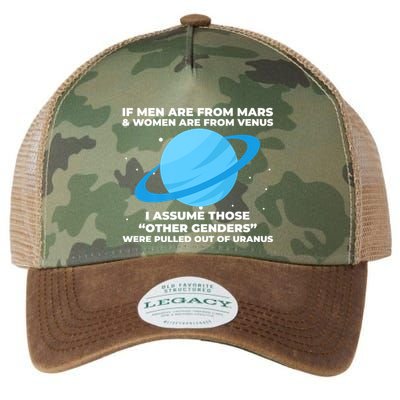 If Men Are From Mars And Women From Venus Out Of Uranus Premium Legacy Tie Dye Trucker Hat