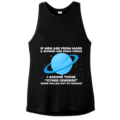 If Men Are From Mars And Women From Venus Out Of Uranus Premium Ladies PosiCharge Tri-Blend Wicking Tank