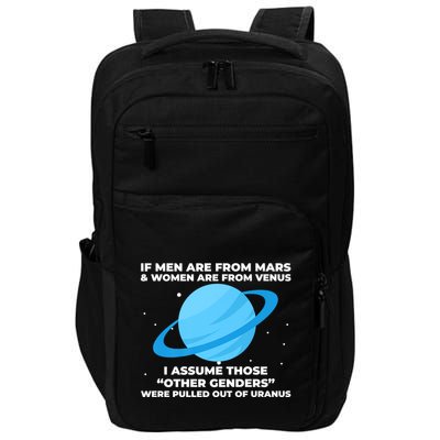 If Men Are From Mars And Women From Venus Out Of Uranus Premium Impact Tech Backpack
