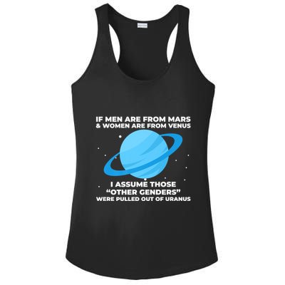 If Men Are From Mars And Women From Venus Out Of Uranus Premium Ladies PosiCharge Competitor Racerback Tank
