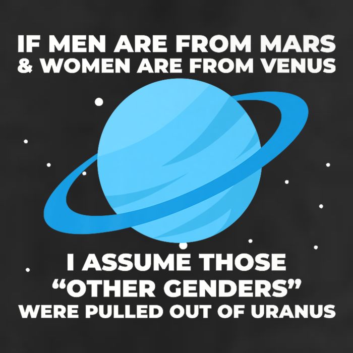 If Men Are From Mars And Women From Venus Out Of Uranus Premium Trucker Hat