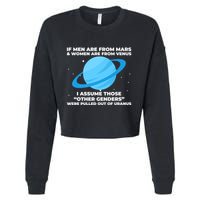 If Men Are From Mars And Women From Venus Out Of Uranus Premium Cropped Pullover Crew