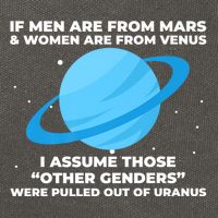 If Men Are From Mars And Women From Venus Out Of Uranus Premium Cotton Canvas Backpack