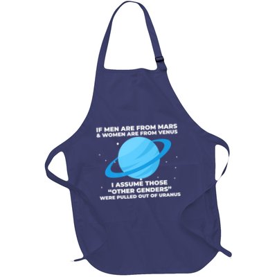 If Men Are From Mars And Women From Venus Out Of Uranus Premium Apron