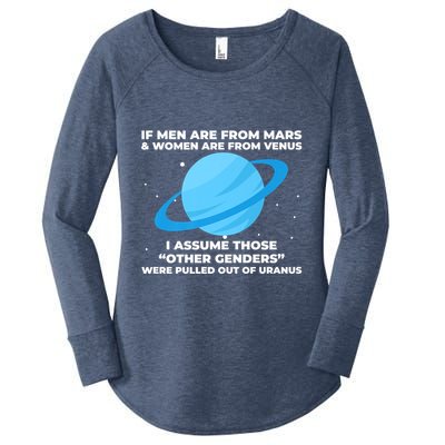 If Men Are From Mars And Women From Venus Out Of Uranus Premium Women's Perfect Tri Tunic Long Sleeve Shirt