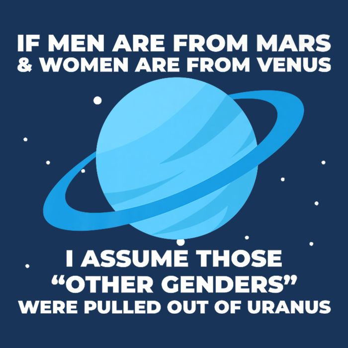 If Men Are From Mars And Women From Venus Out Of Uranus Premium Sustainable Beanie