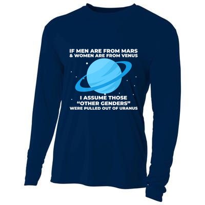 If Men Are From Mars And Women From Venus Out Of Uranus Premium Cooling Performance Long Sleeve Crew