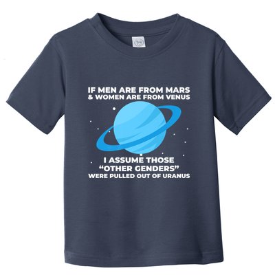If Men Are From Mars And Women From Venus Out Of Uranus Premium Toddler T-Shirt