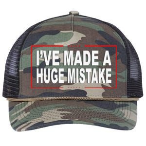 I've Made A Huge Mistake Republican Retro Rope Trucker Hat Cap