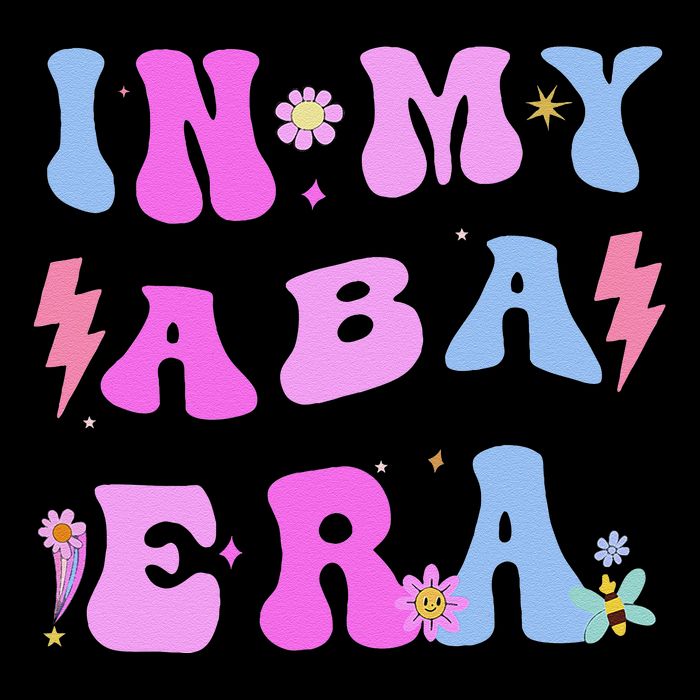 In My Aba Era Retro Applied Behavior Analyst Aba Therapist Button