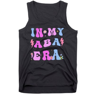 In My Aba Era Retro Applied Behavior Analyst Aba Therapist Tank Top