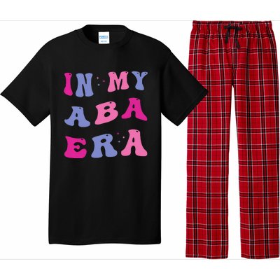 In My Aba Era Retro Applied Behavior Analyst Aba Therapist Pajama Set