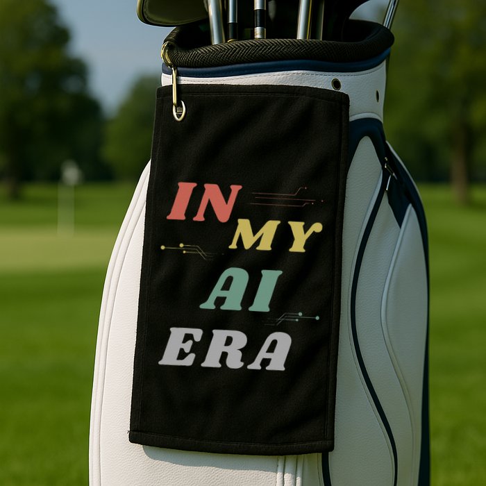 In My Ai Era Artificial Intelligence Network Ai Engineer Era Golf Towel