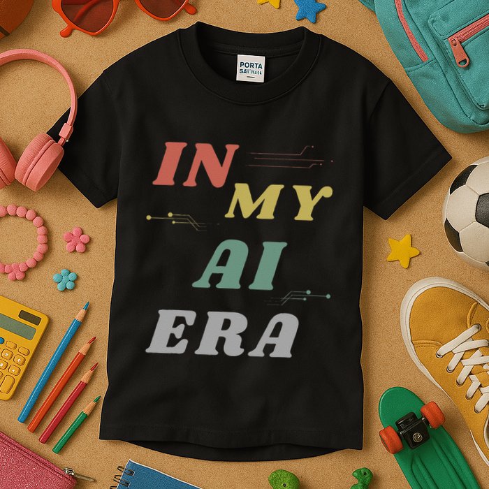 In My Ai Era Artificial Intelligence Network Ai Engineer Era Kids T-Shirt